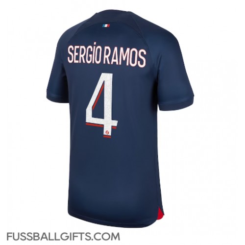 Paris Saint-Germain Sergio Ramos #4 Fußballbekleidung Heimtrikot 2023-24 Kurzarm